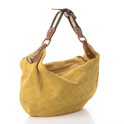 Louis Vuitton Suede Mahina Onatah GM Maize 2 of 7