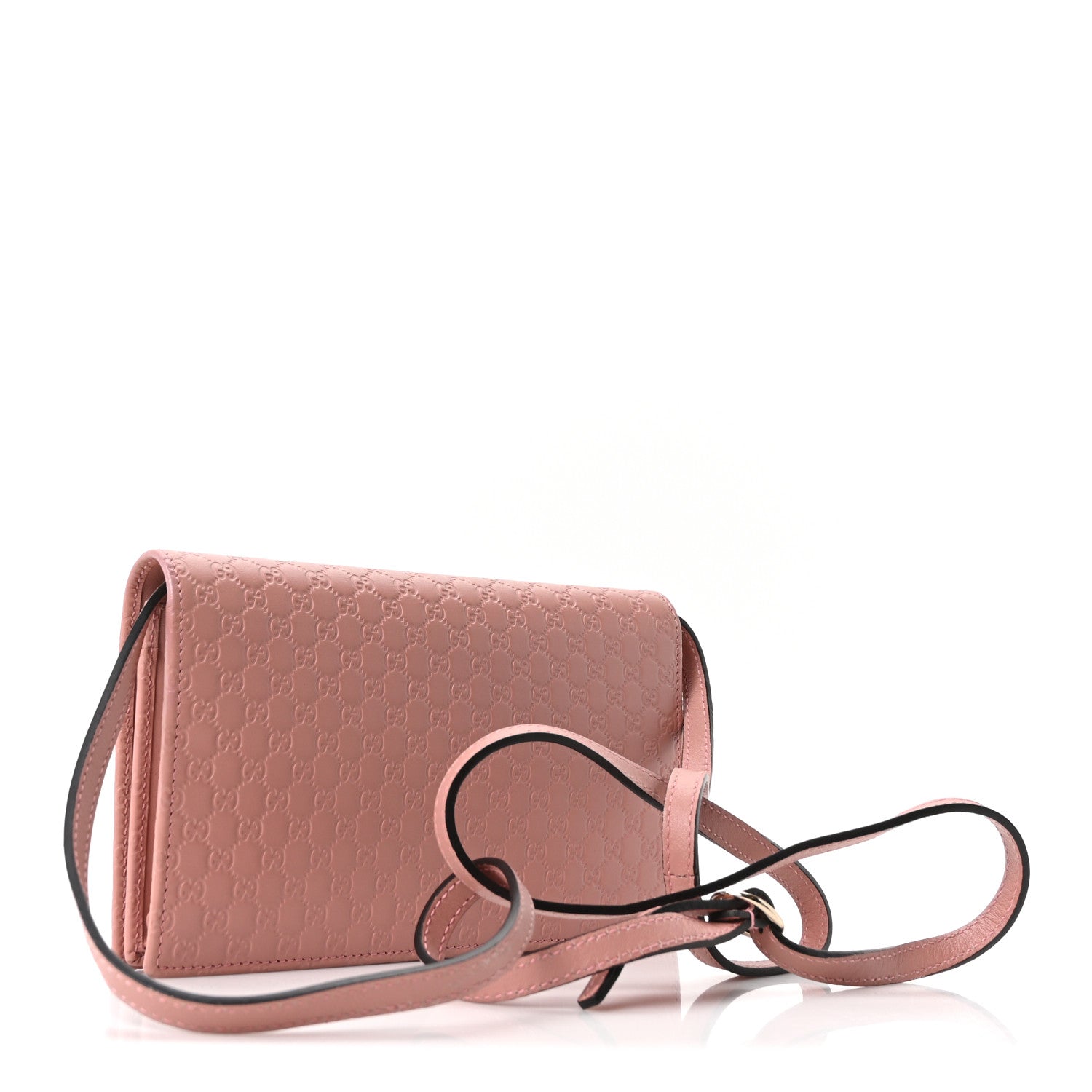 Gucci Microguccissima Crossbody Wallet Soft Pink 3 of 9