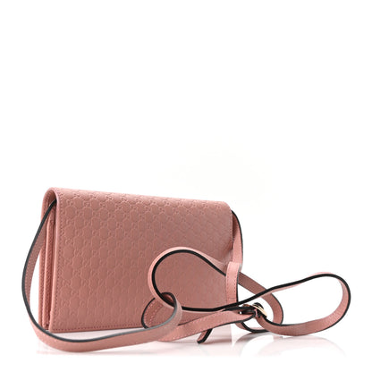 Gucci Microguccissima Crossbody Wallet Soft Pink 3 of 9