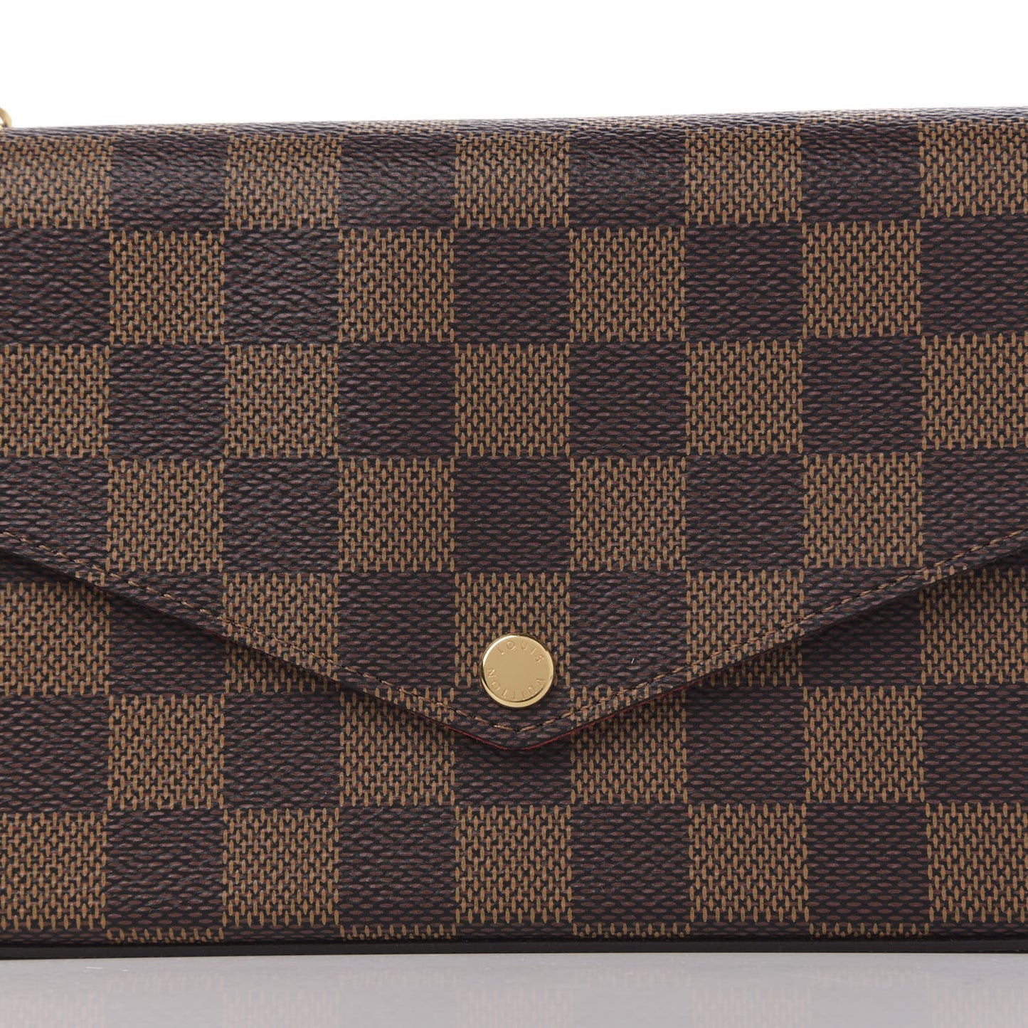 Damier Ebene Pochette Felicie Chain Wallet