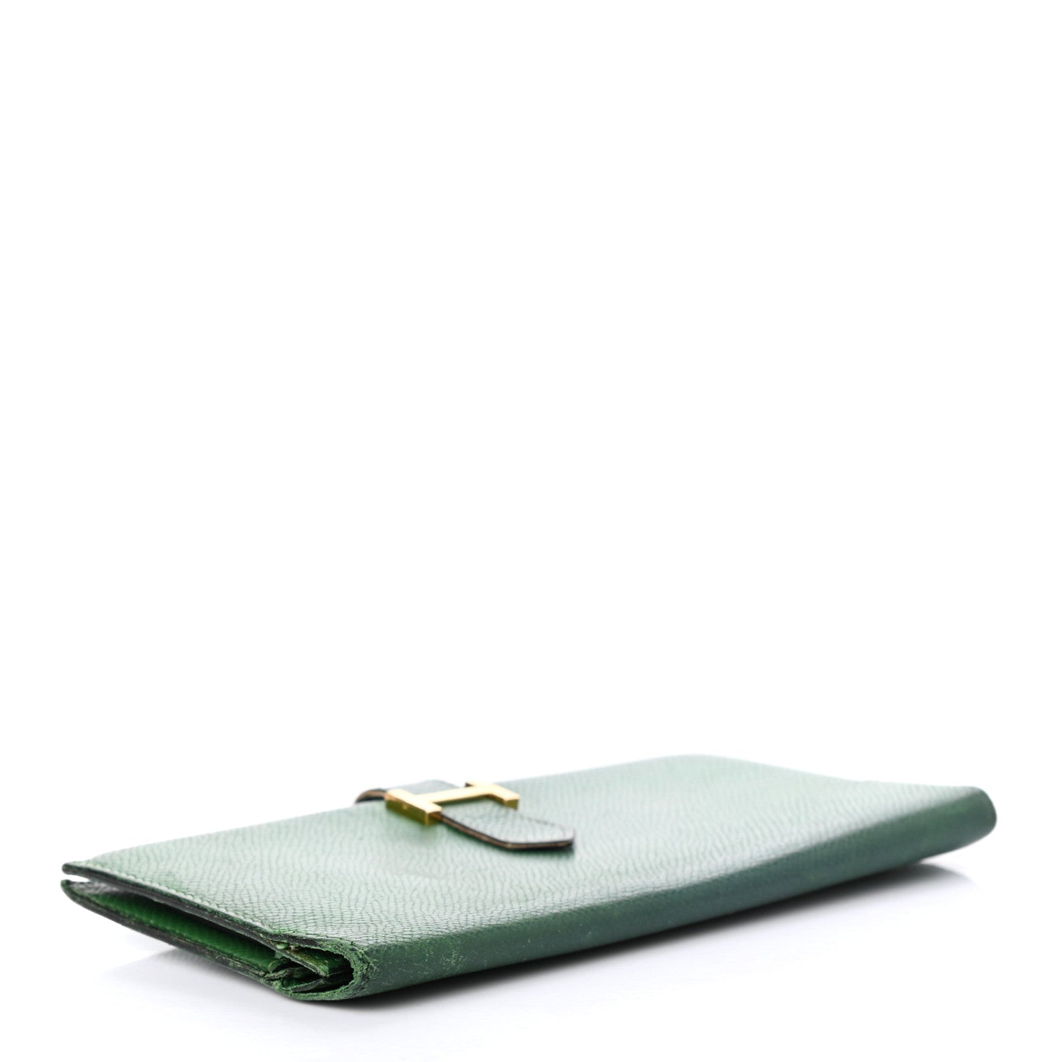 Hermes Epsom Bearn Gusset Wallet Vert Bengale 4 of 14