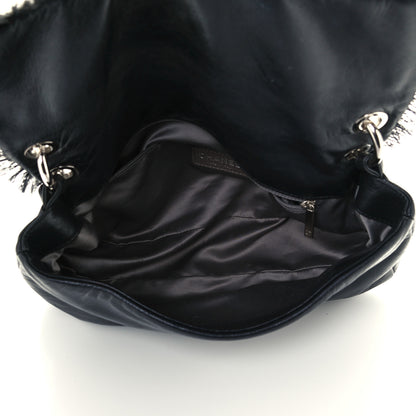Chanel Lambskin Tweedy Flap Black 7 of 11