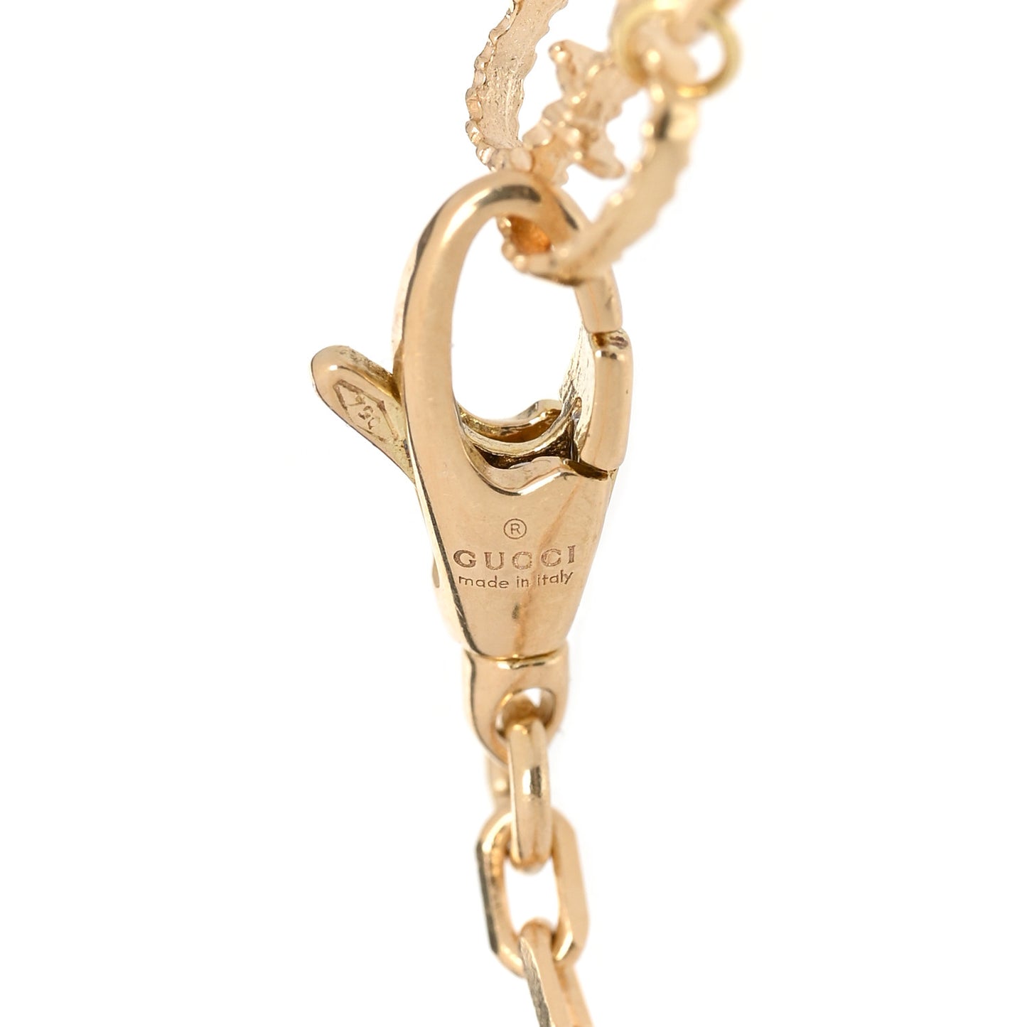 18K Yellow Gold Diamond Black Onyx Le Marché des Merveilles Feline Bracelet