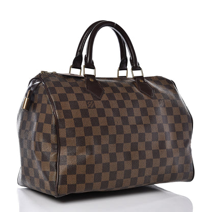 Louis Vuitton Damier Ebene Speedy 30 2 of 19