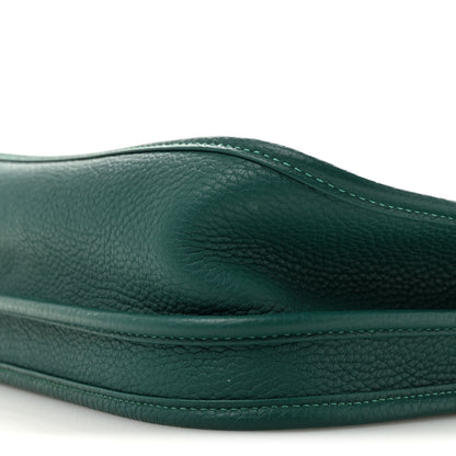 Hermes Taurillon Clemence EVELYNE III PM Malachite 9 of 12