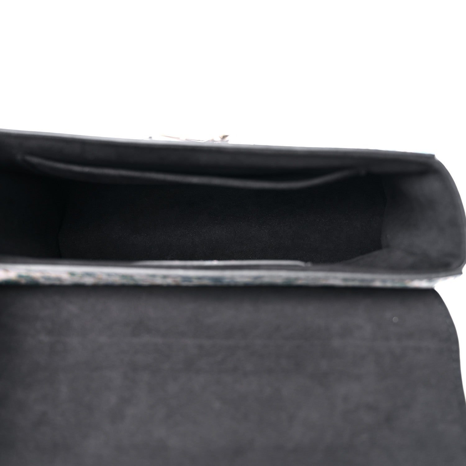 Louis Vuitton Printed Calfskin Flower Twist Shoulder Bag MM 6 of 9