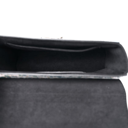 Louis Vuitton Printed Calfskin Flower Twist Shoulder Bag MM 6 of 9