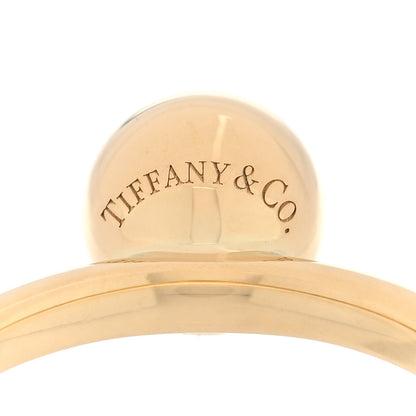 Tiffany 18K Yellow Gold 8mm Hardwear Ball Ring 57 8 4 of 5