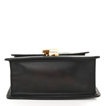 Gucci Calfskin Mini Sylvie Chain Shoulder Bag Black 11 of 11