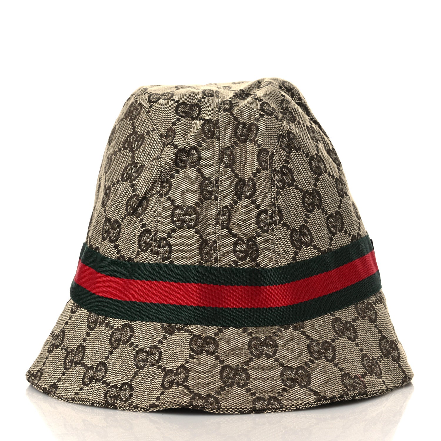 Gucci Monogram Web Bucket Hat L Brown 2 of 8
