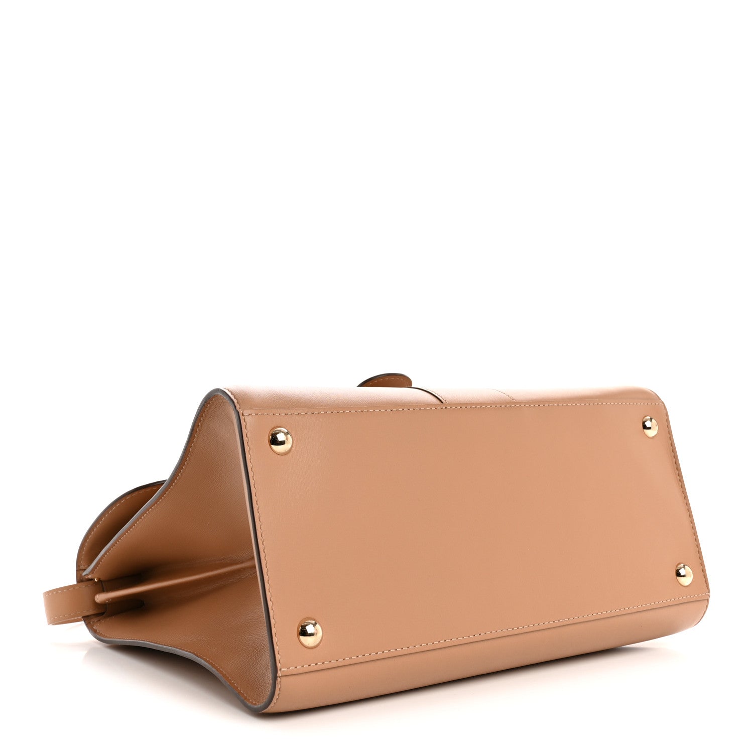 Delvaux Box Calfskin MM Brillant Satchel Vison 5 of 15