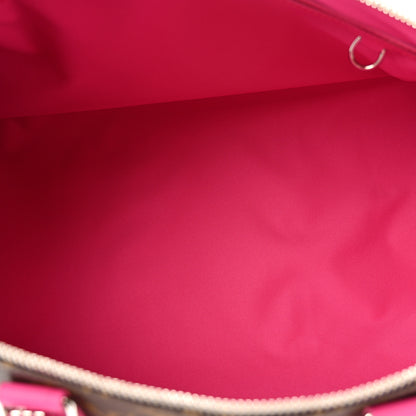 Louis Vuitton Monogram Macassar Keepall Bandouliere 50 Fuchsia 4 of 8