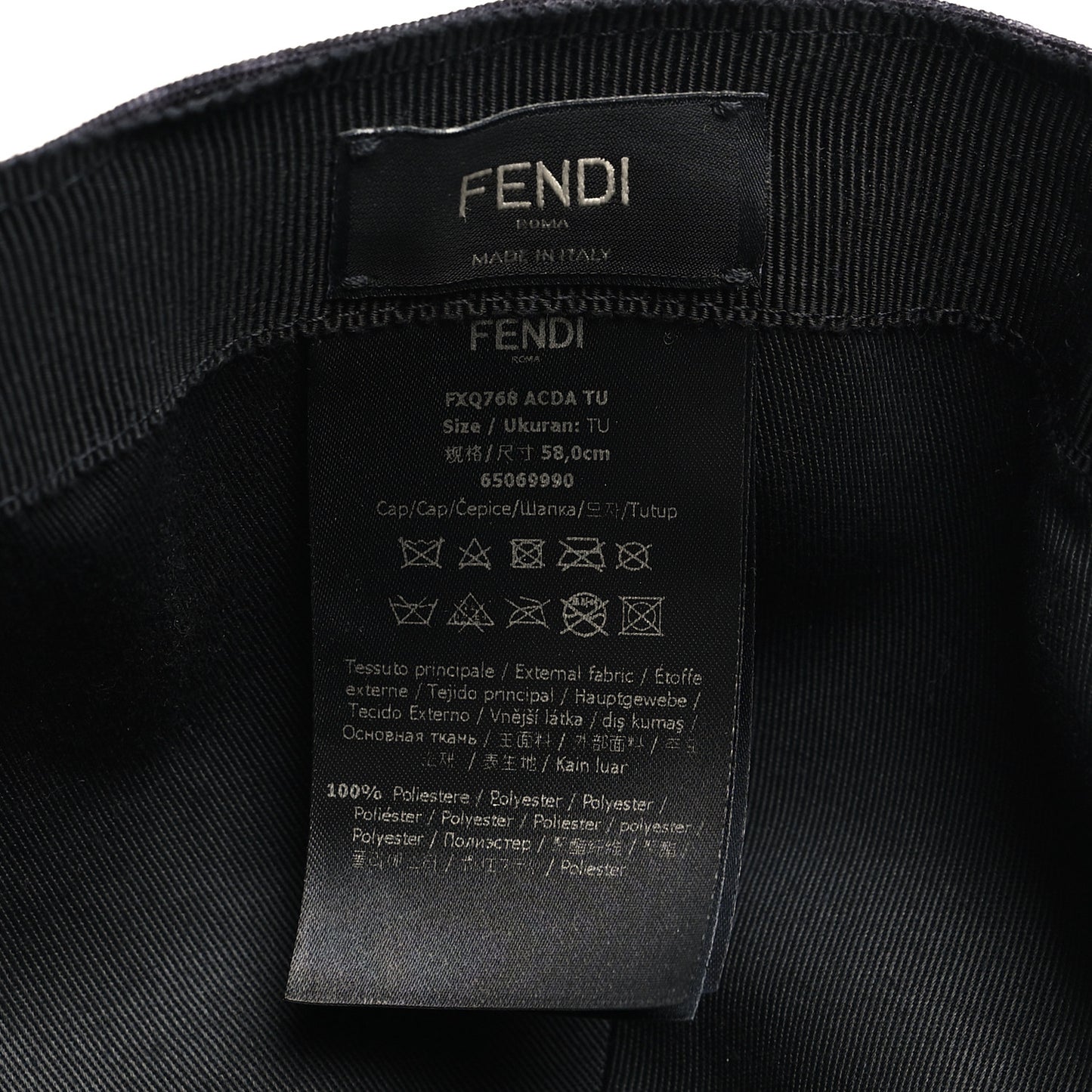 Canvas FF Reloaded Baseball Hat Black White