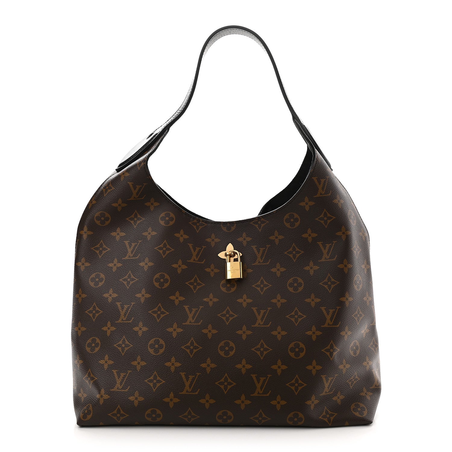 Louis Vuitton Monogram Flower Hobo Black 1 of 9