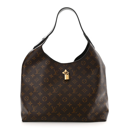 Louis Vuitton Monogram Flower Hobo Black 1 of 9