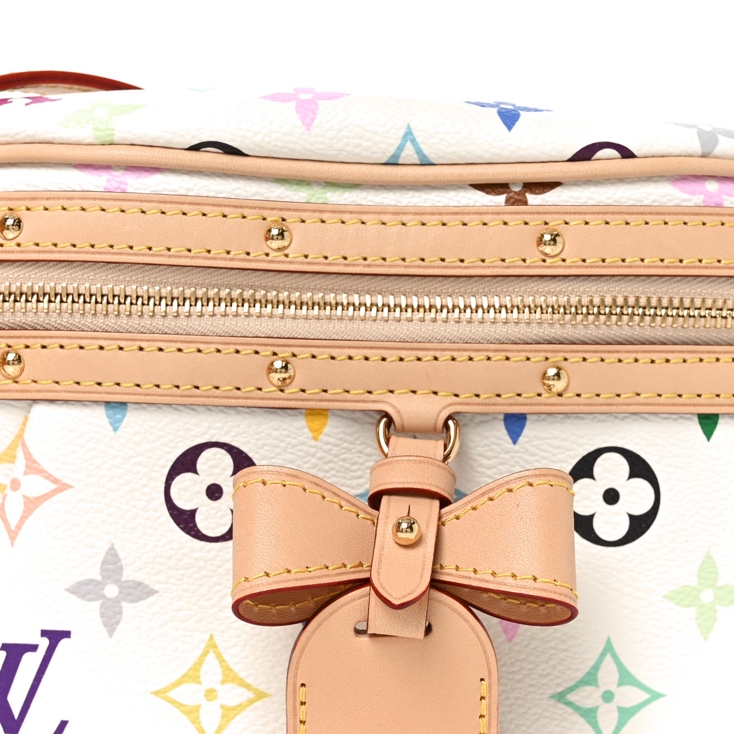 Louis Vuitton LV X TM Monogram Multicolor High Rise Bumbag White 7 of 10