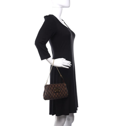 Louis Vuitton Damier Ebene Eva Clutch 3 of 11
