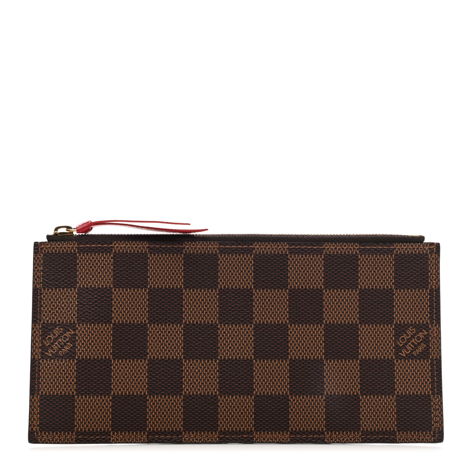 Louis Vuitton Damier Ebene Felicie Chain Wallet Zippered Insert 1 of 6