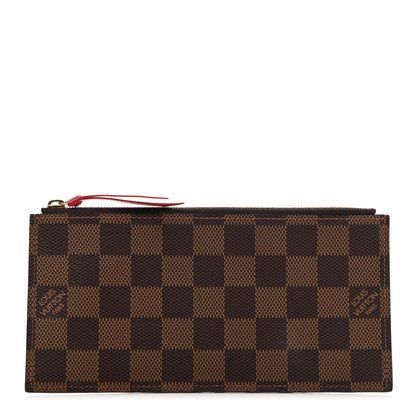 Louis Vuitton Damier Ebene Felicie Chain Wallet Zippered Insert 1 of 6