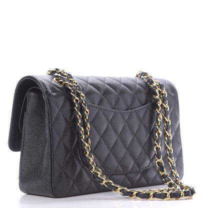 Chanel Caviar Quilted Medium Double Flap Black 3 of 9