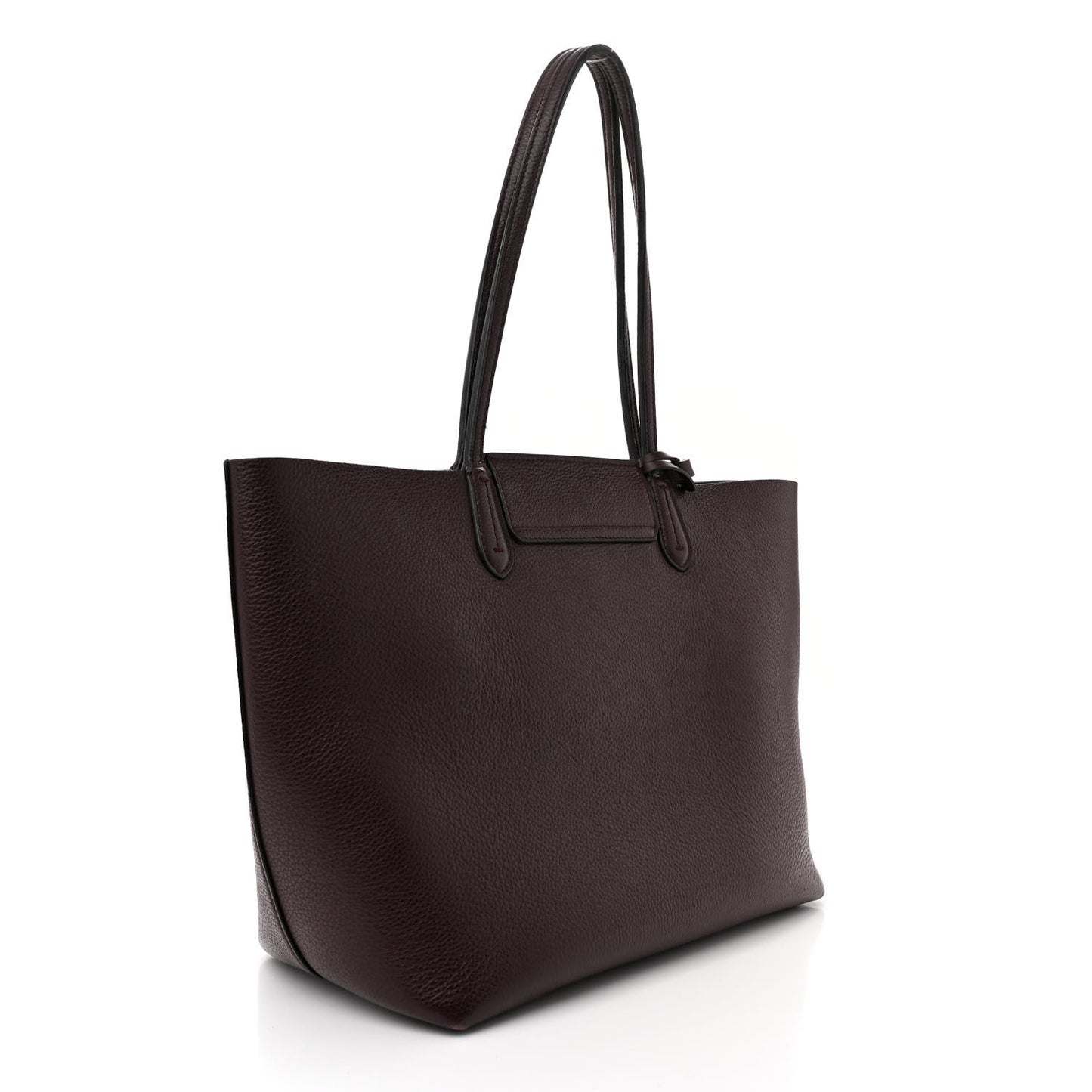 Calfskin Travel Tote Burgundy