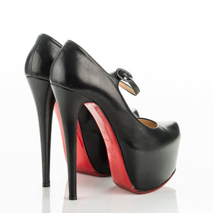 Christian Louboutin Kid Lady Daf 160 Pumps 38 Black 4 of 8