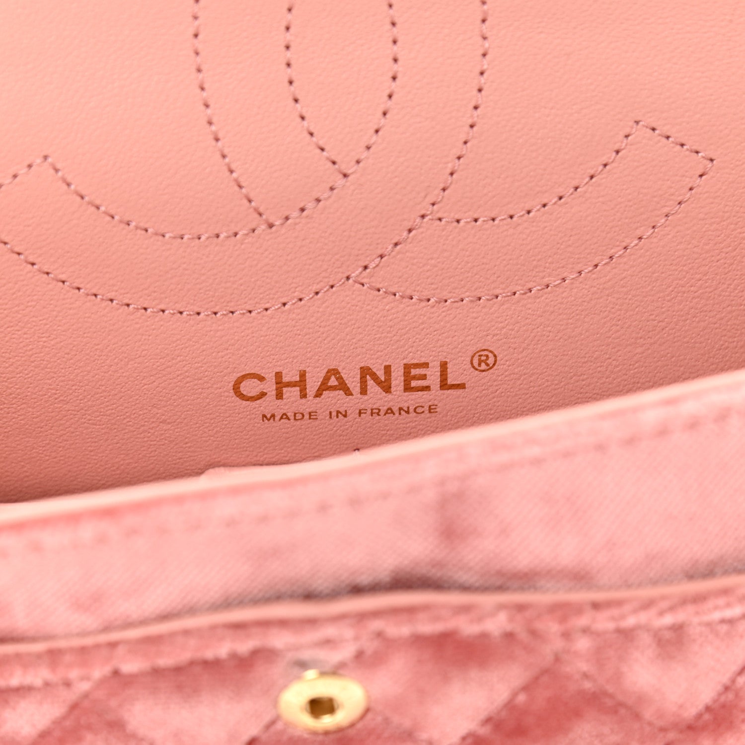 Chanel Velvet Quilted 2.55 Reissue 225 Flap Pink 6 of 12