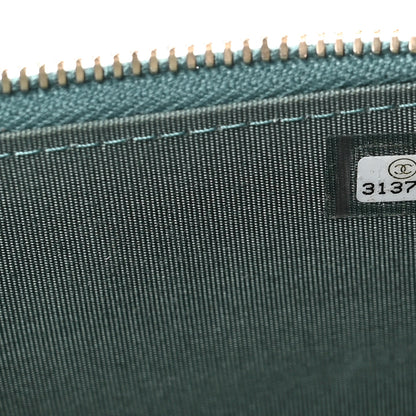 Chanel Lambskin Quilted Top Handle Mini Vanity Case With Chain Green 7 of 12