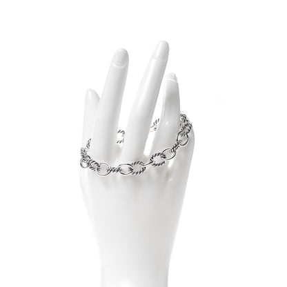 David Yurman Sterling Silver 10mm Medium Oval Link Bracelet 2 of 5