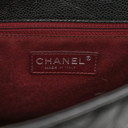 Chanel Crumpled Grained Calfskin Medium CC Crave Flap Black 7 of 11