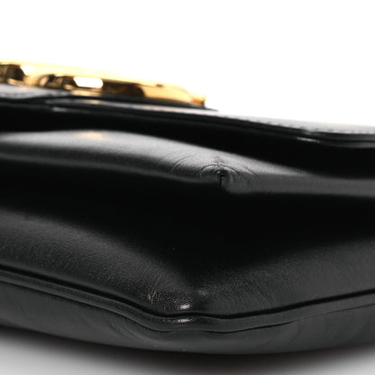 Gucci Vitello Palmellato Lux Small Arli Flap Shoulder Bag Black 12 of 16