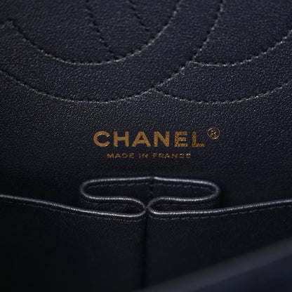 Chanel Ombre Velvet Quilted 2.55 Reissue 225 Flap Navy 6 of 13
