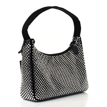 Prada Satin Crystal Mini Re-Edition 2000 Bag Cristal 2 of 4