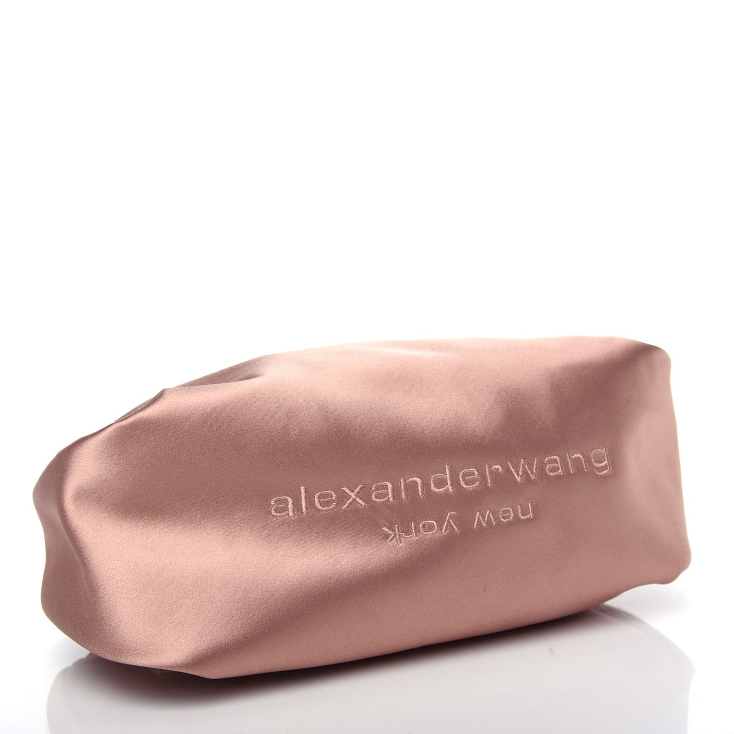 Satin Mini Scrunchie Bag Sand Stone