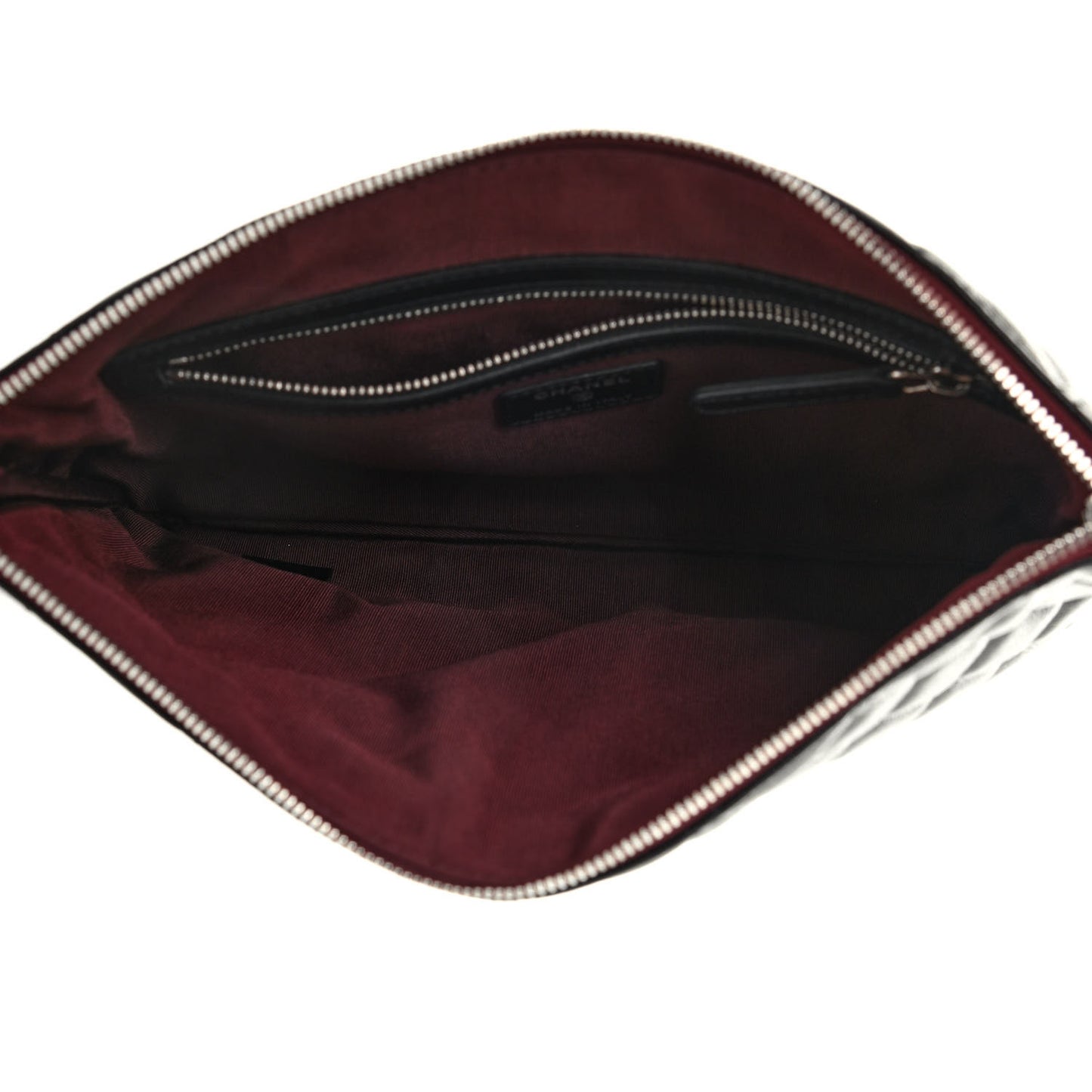 Caviar Quilted Medium Cosmetic Case Black