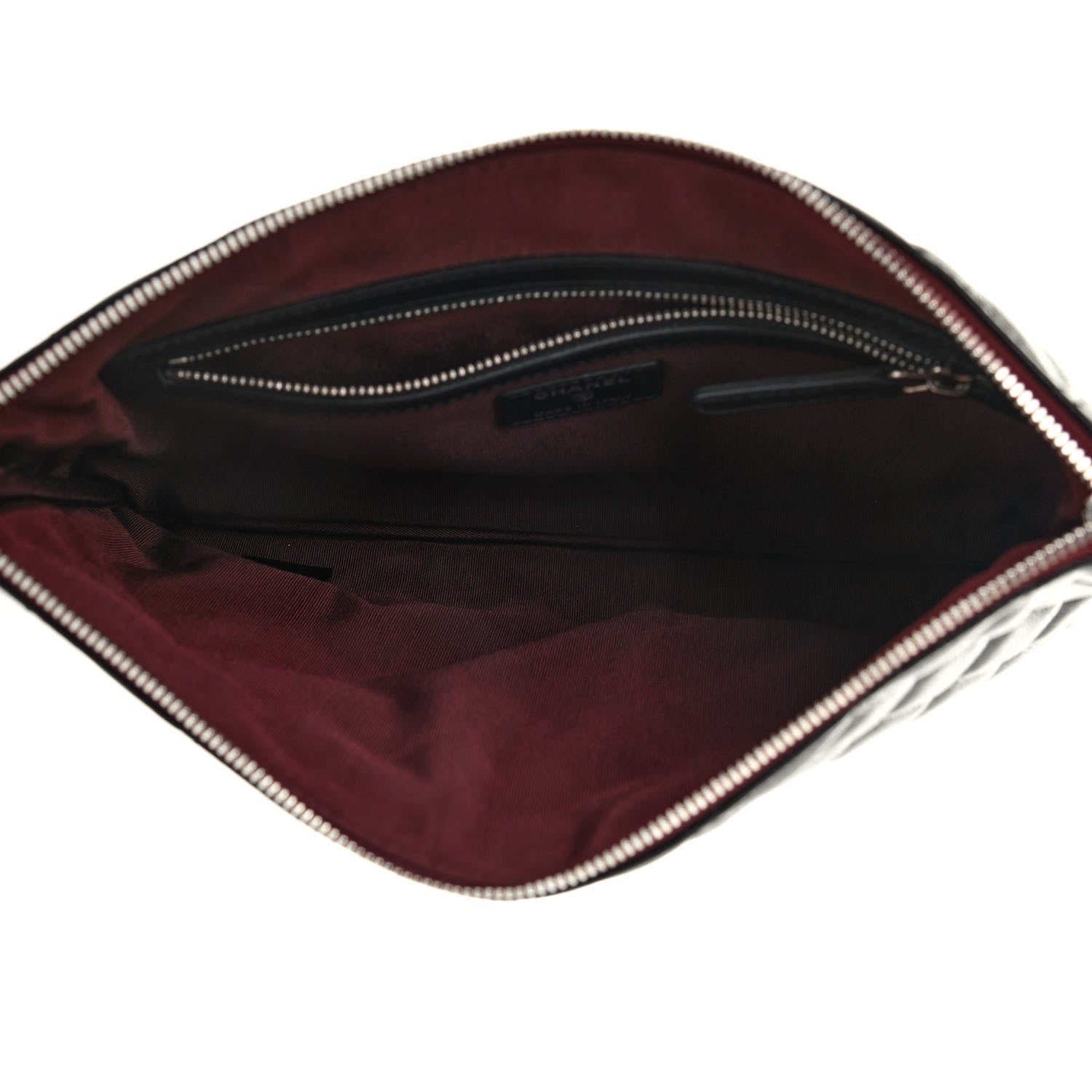 Chanel Caviar Quilted Medium Cosmetic Case Black 5 of 7