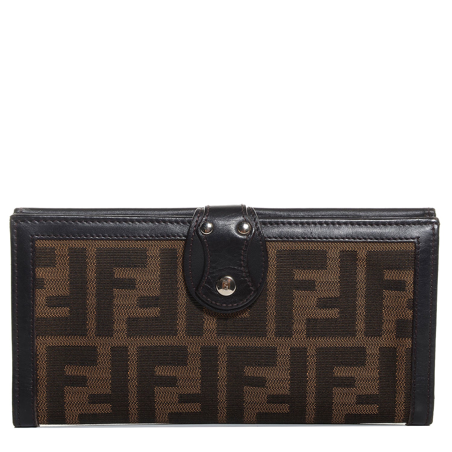 Fendi Zucca Continental Wallet Tobacco 1 of 10