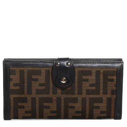 Fendi Zucca Continental Wallet Tobacco 1 of 10