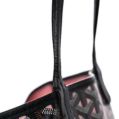 Goyard Goyardine Saint Louis Claire Voie PM Black Pink 15 of 20