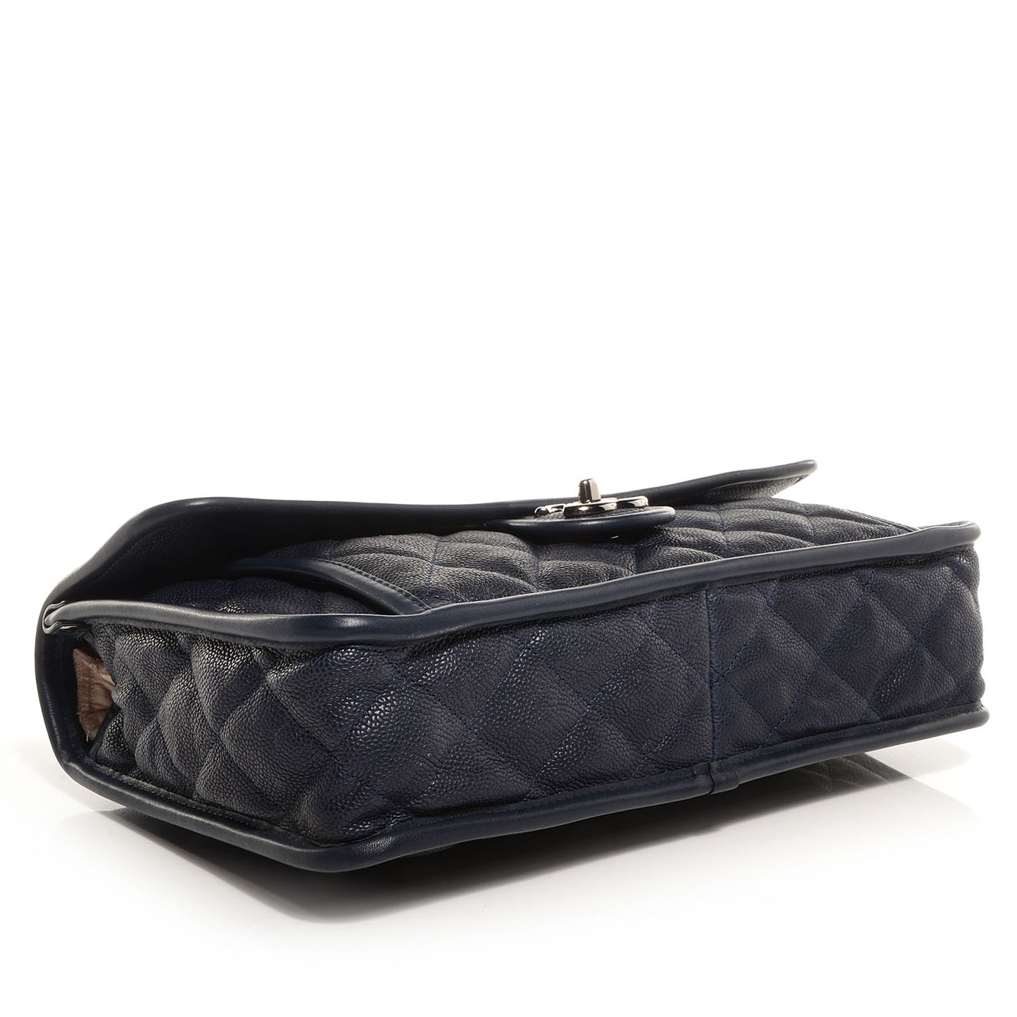 Caviar French Riviera Flap Dark Navy Blue