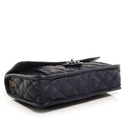Chanel Caviar French Riviera Flap Dark Navy Blue 4 of 9