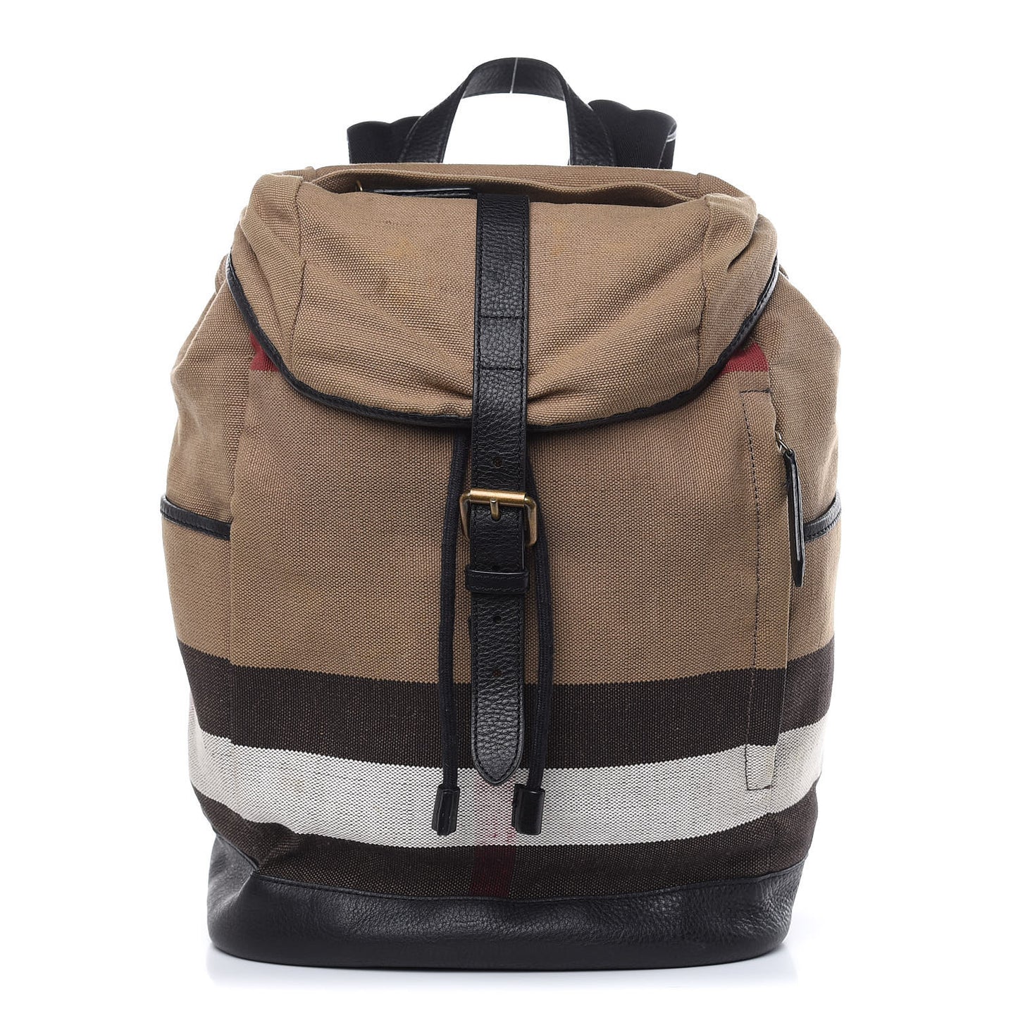 Canvas Mega Check Drifton Backpack Black