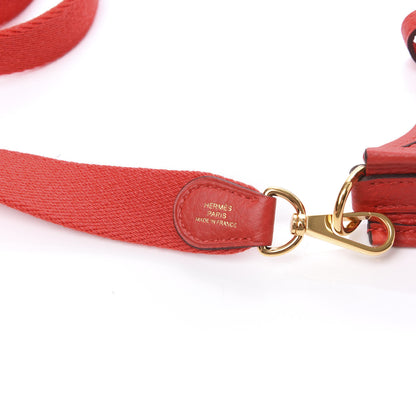 Hermes Taurillon Clemence Evelyne TPM Rouge de Coeur 9 of 10