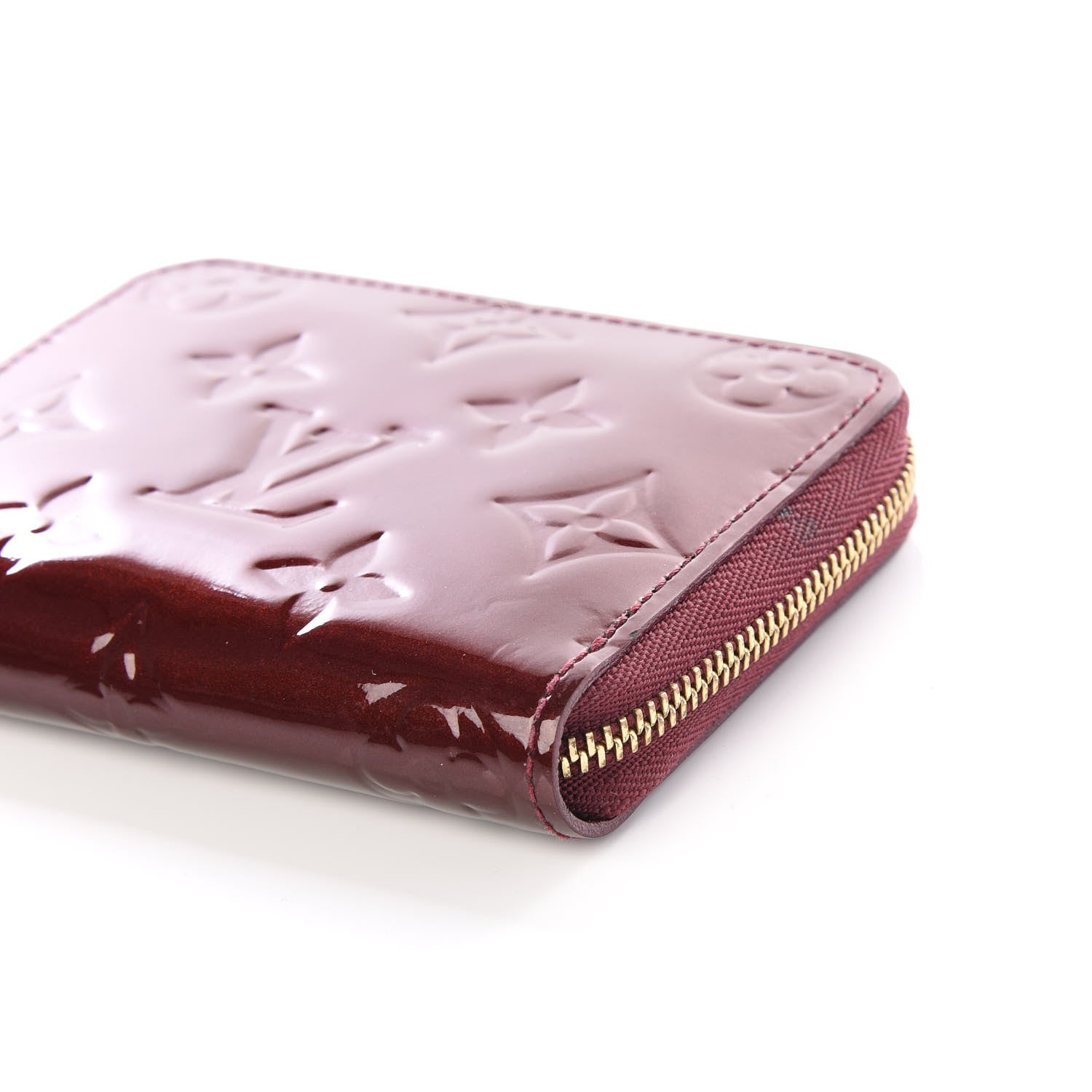 Louis Vuitton Vernis Zippy Coin Purse Wallet Rouge Fauviste 6 of 8