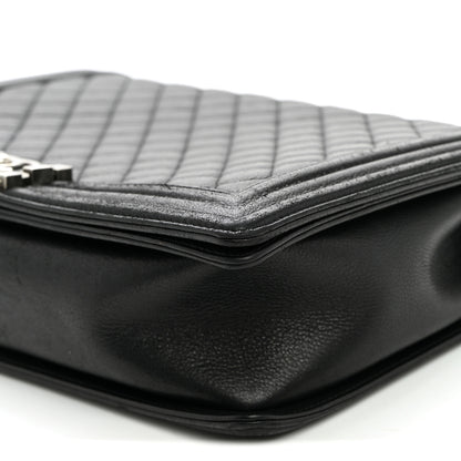 Chanel Calfskin Quilted Large Boy Flap Black 9 of 10