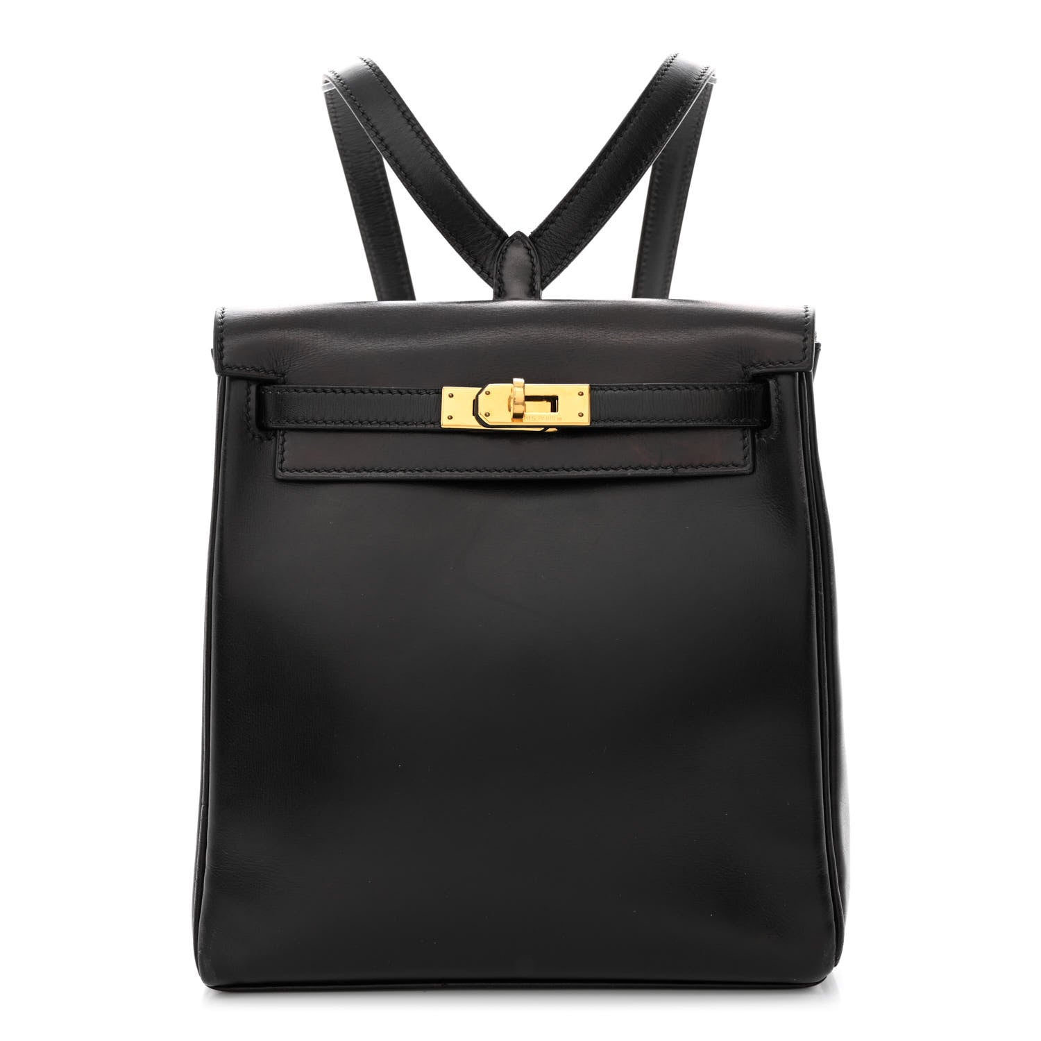 Hermes Box Kelly Ado 20 Backpack Black 1 of 11