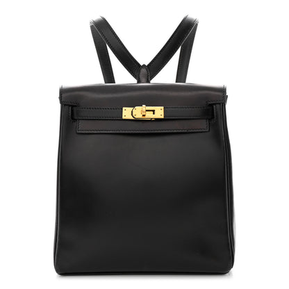 Hermes Box Kelly Ado 20 Backpack Black 1 of 11