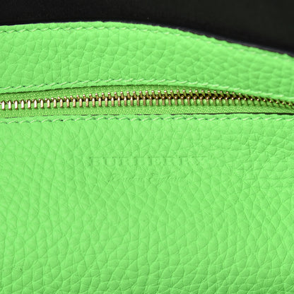 Burberry Grainy Calfskin Remington Tote Neon Green 6 of 12