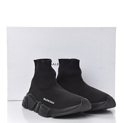 Balenciaga Neoprene Knit Womens Speed Sneakers 37 Black 11 of 11