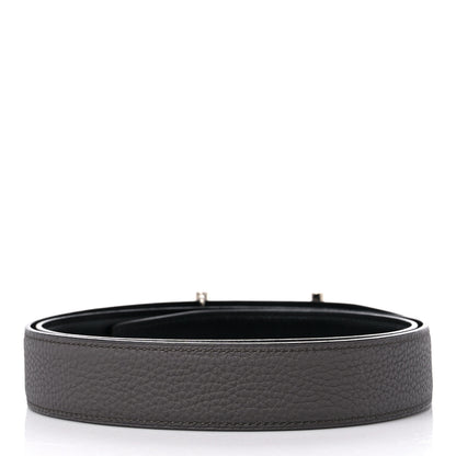 Hermes Box Togo 32mm H d'Ancre Belt 95 38 Black Etain 2 of 5